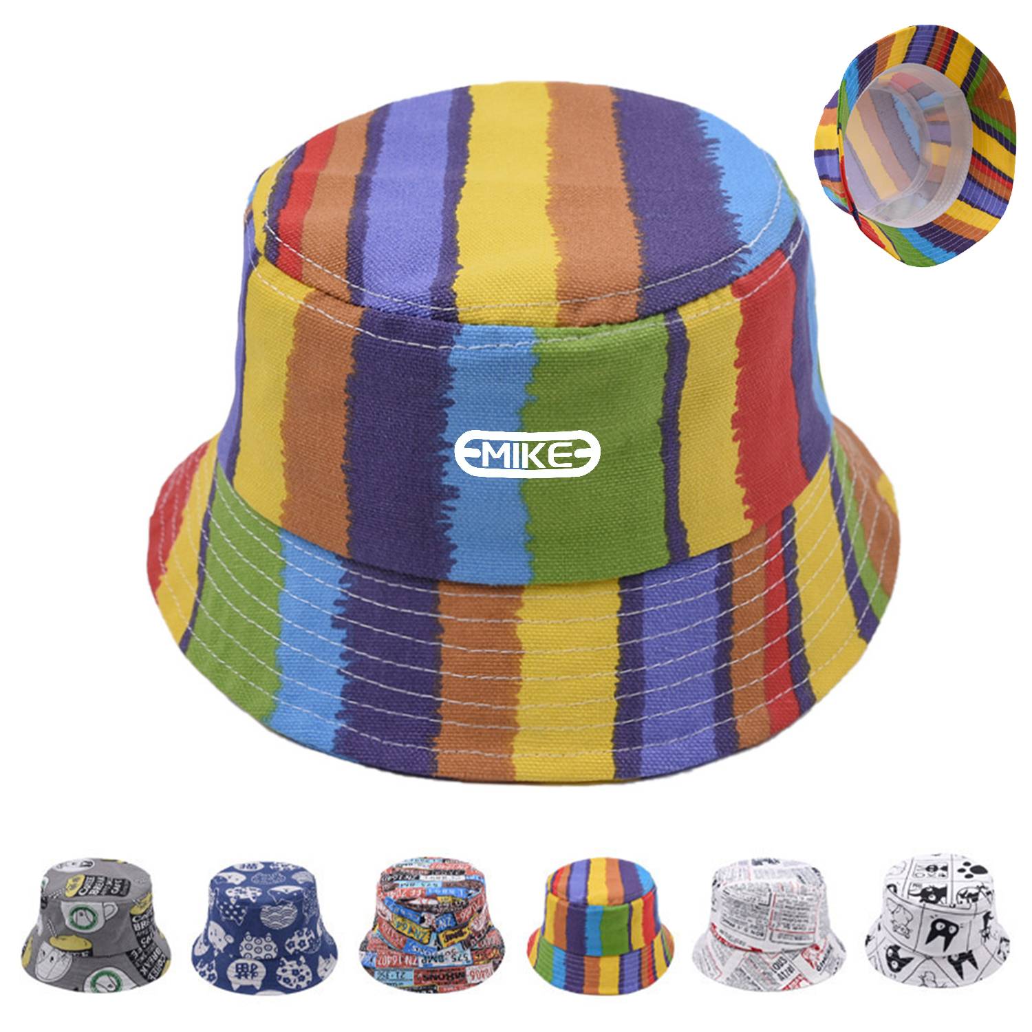 Summer Wide Brim Bucket Hat 2