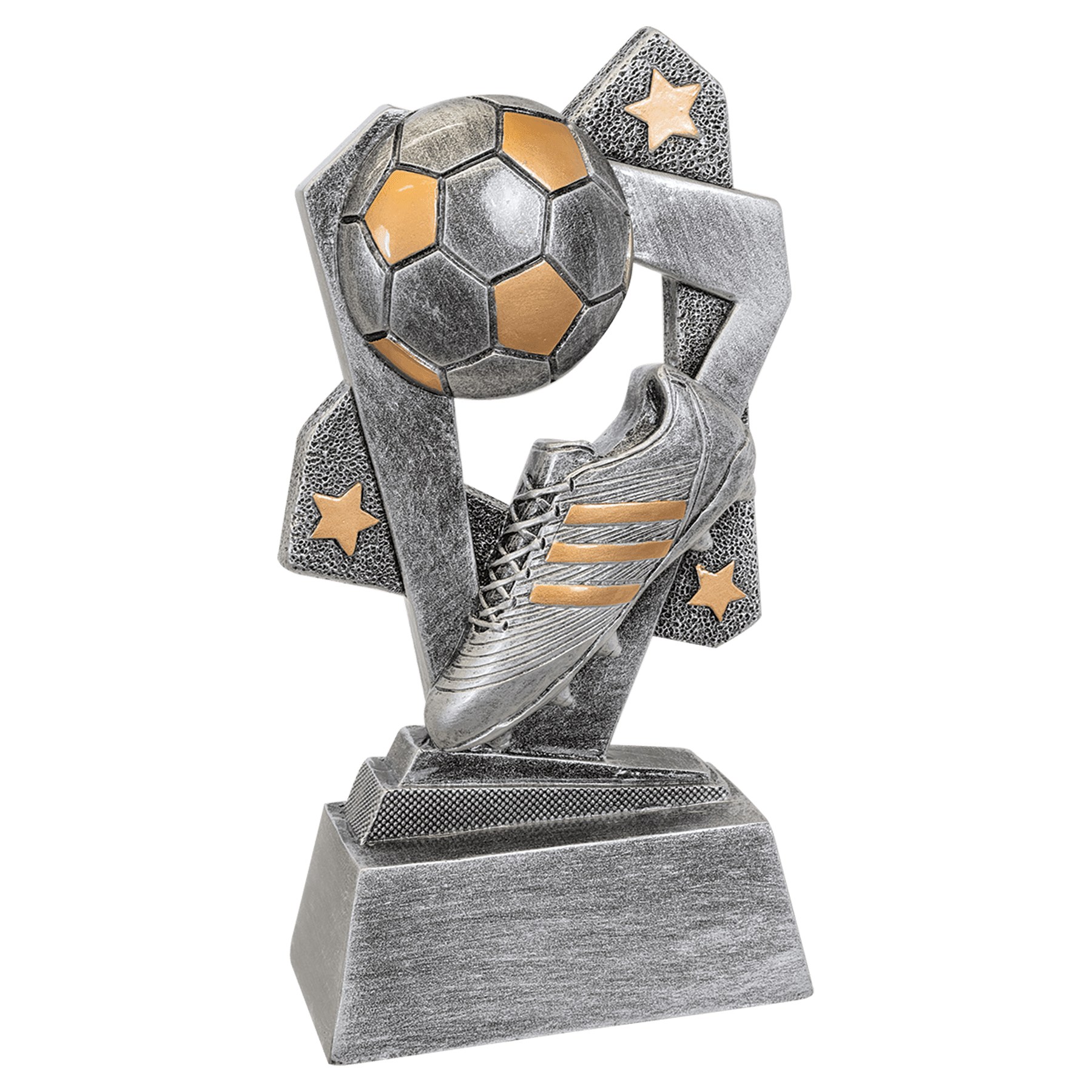 6-1/2" Tall Soccer Triumph Resin 2