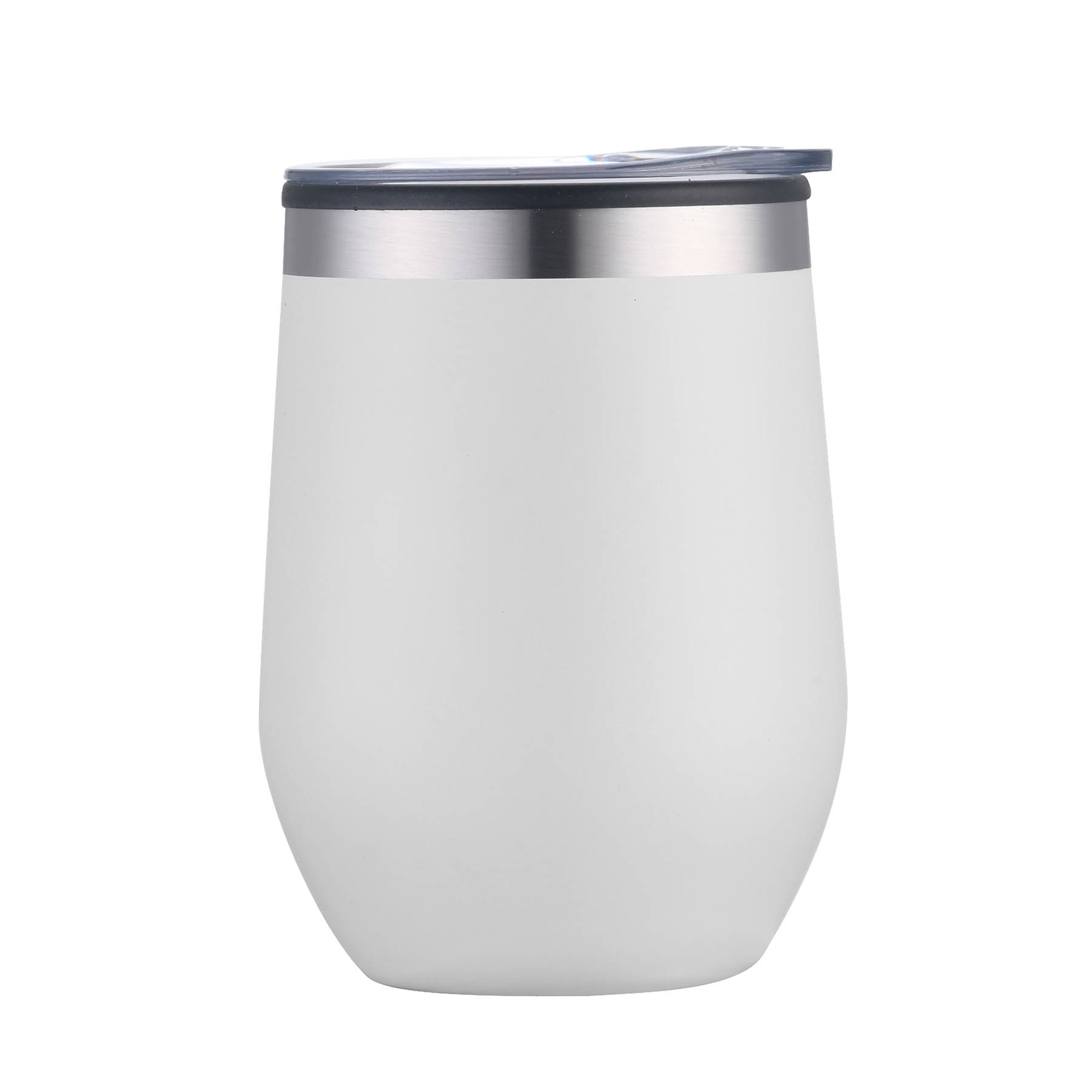 12 oz. Powder-Coated SS Outer with Polypropylene Inner Tumbler Wine Cup 3