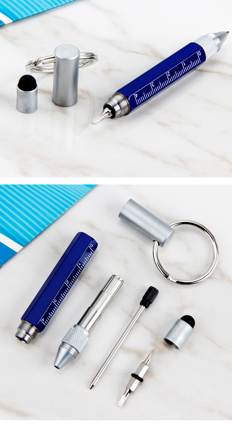 Mini Tool Pen Multifunctional Creative Capacitive Pen / Carabiner 11
