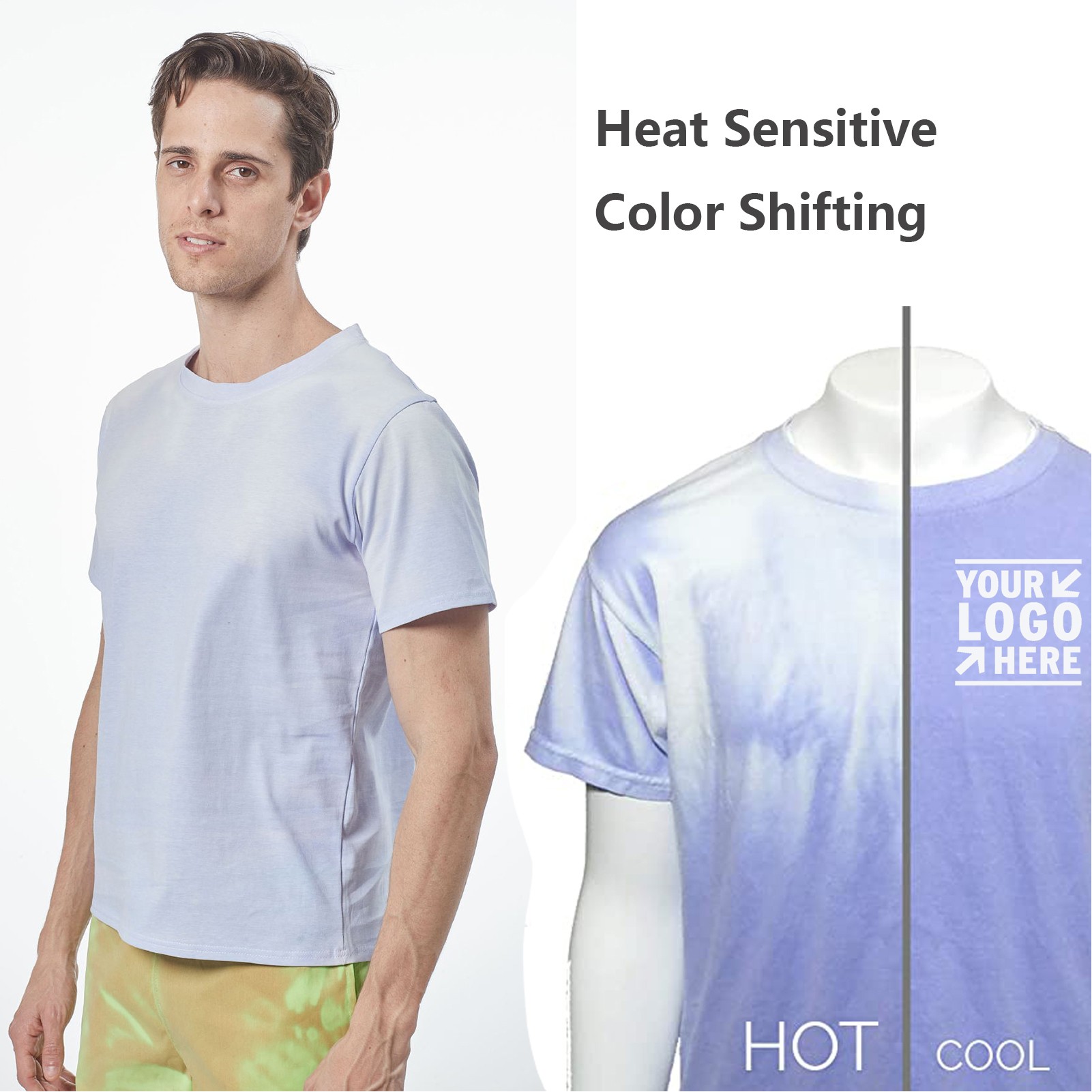 Heat Sensitive Color Changing Men's T Shirt 1
