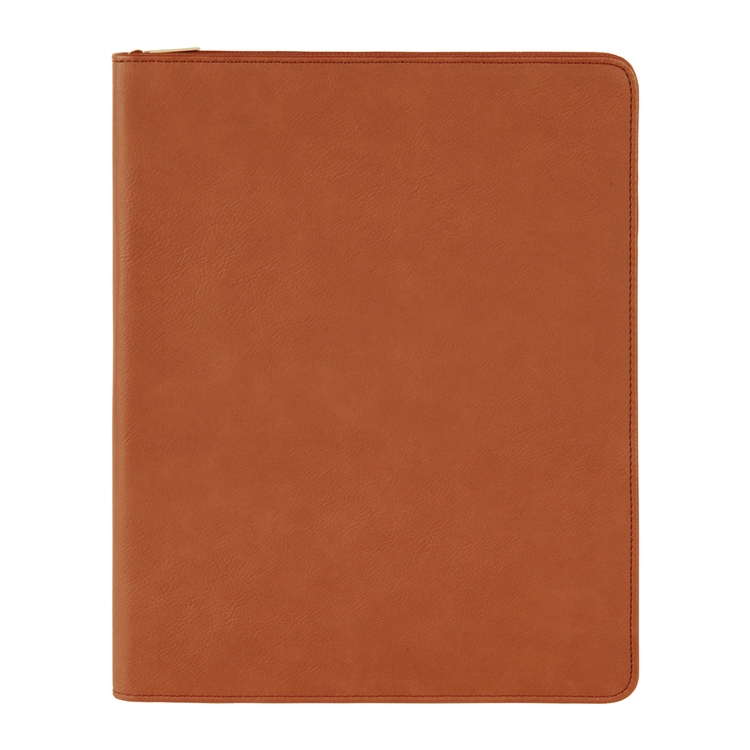 9" x 12" Leatherette Rawhide Portfolio with Zipper 10