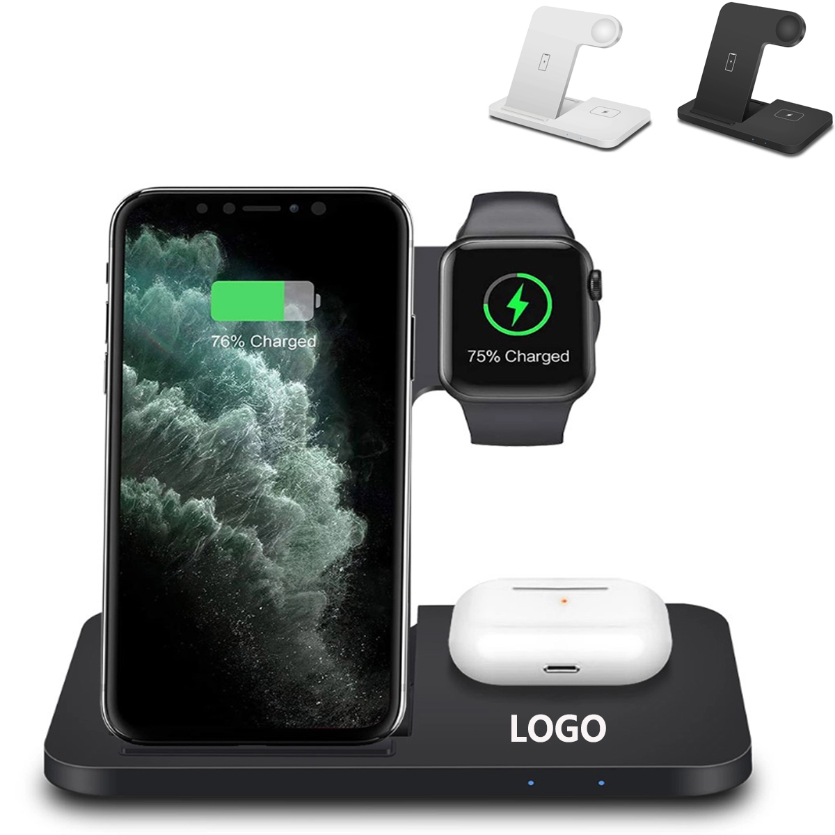 3 in 1 Qi Fast Charging Station 5