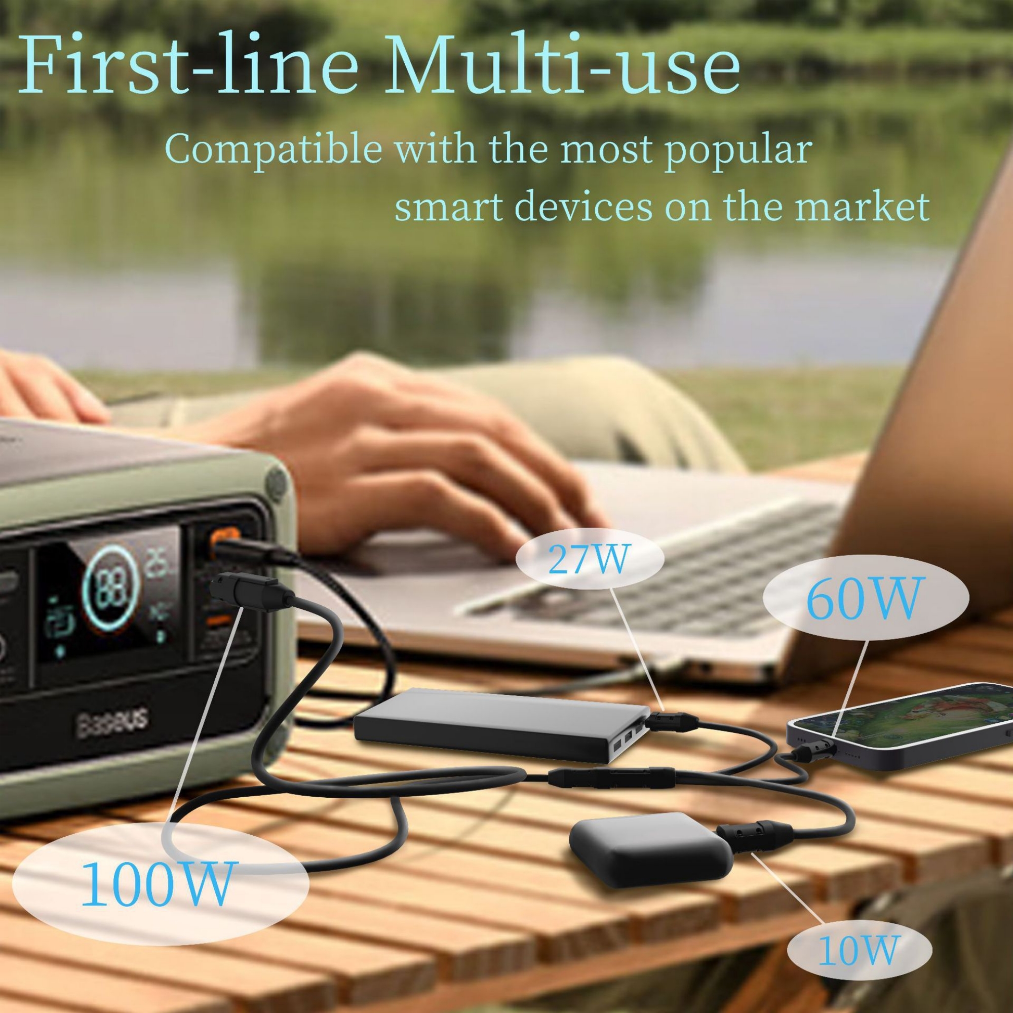 4-in-1 Fast Charging Cable 240W 5