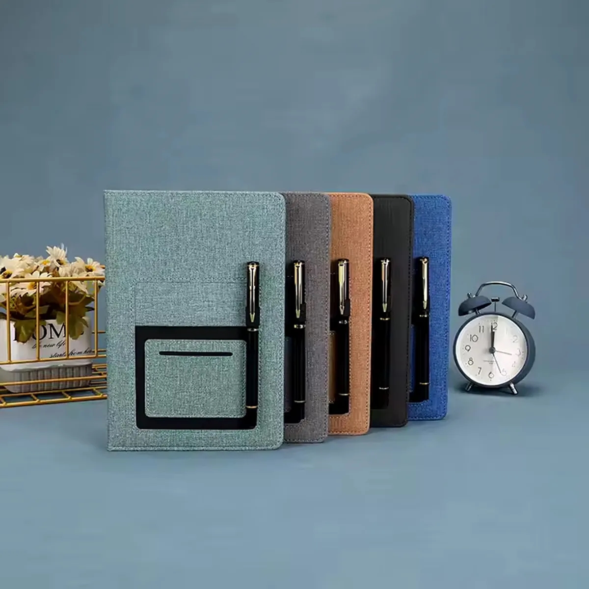 A5 Business Journal Notebook With Pocket Cover 4