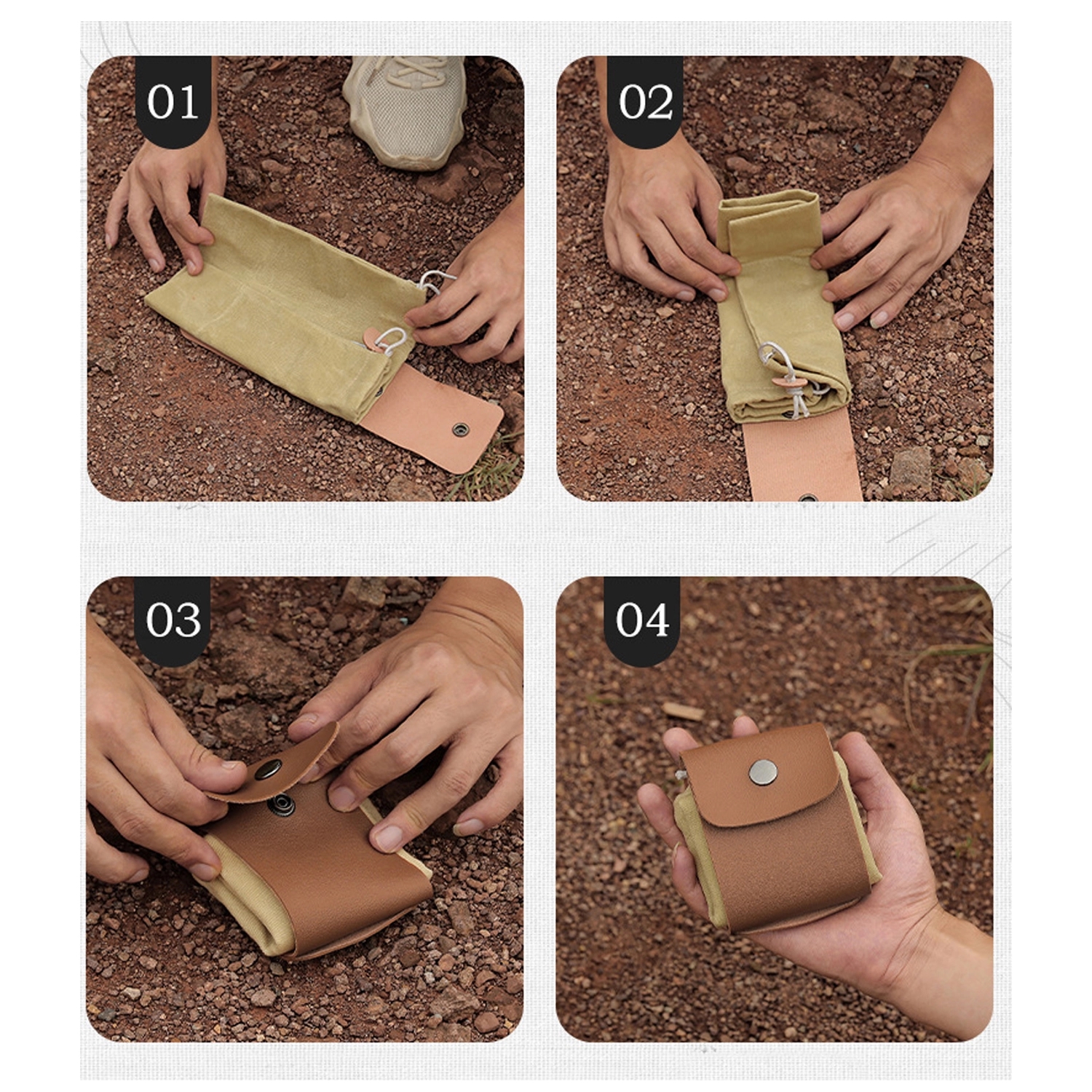 Outdoor Collapsible Foraging Bag 4