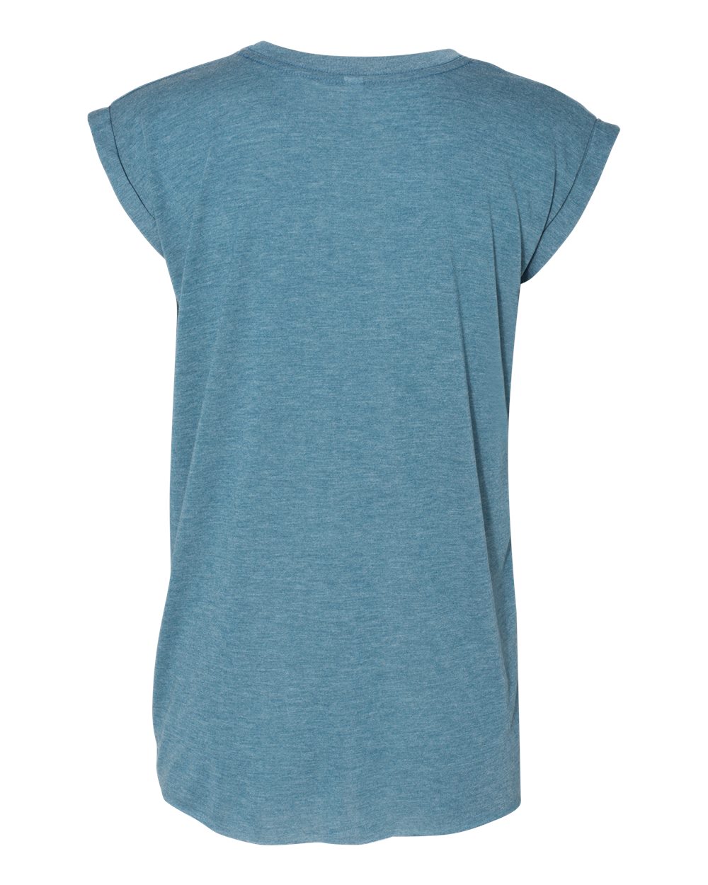 Women's Flowy Rolled Cuffs Muscle Tee - 8804 45