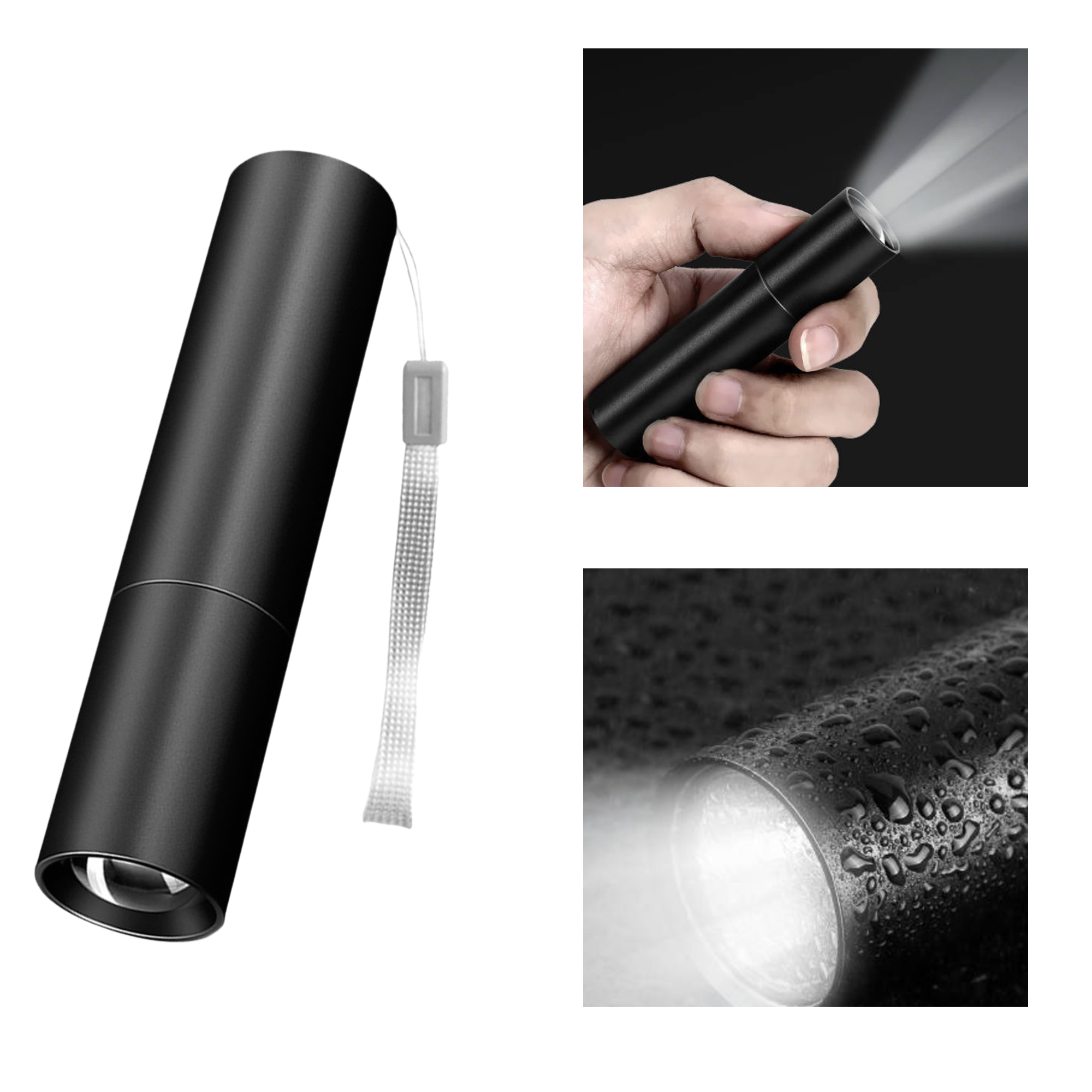 MOQ 10 PCS Versatile Portable Adjustable Flashlight 3