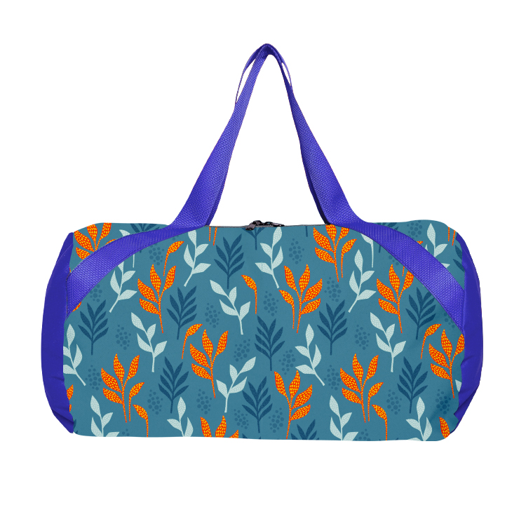 Round Duffel Bag- Full Color-Sewn in the USA 9