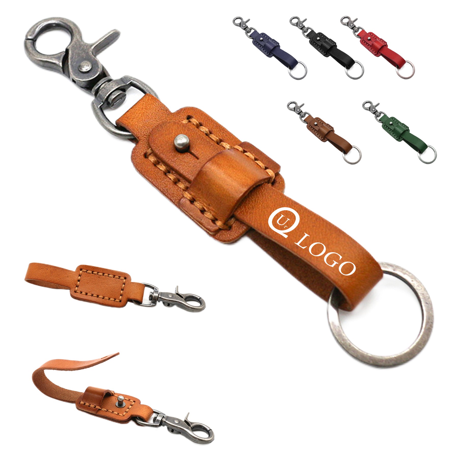 Creative Leather Car Vintage Keychain