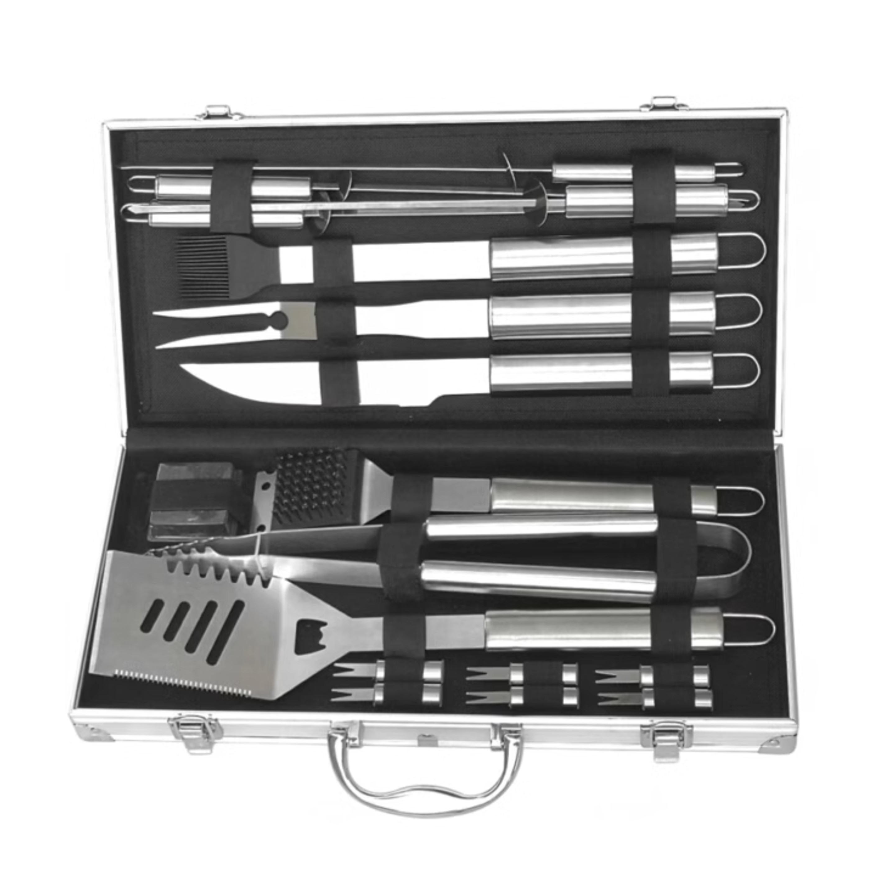 17pcs BBQ Tool Set in Aluminum Case - OCEAN 4