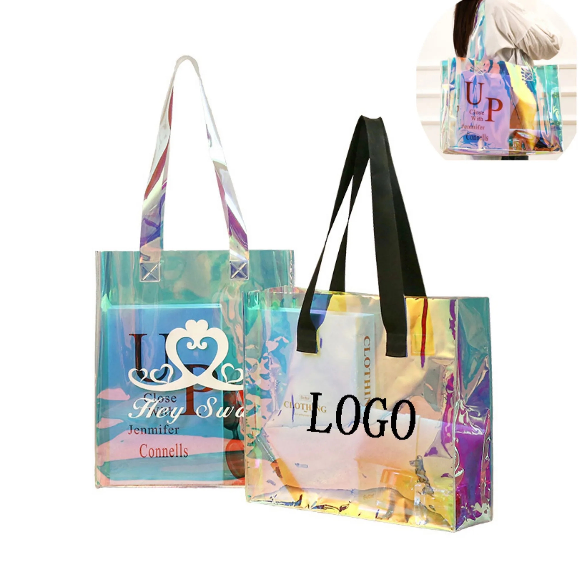 Iridescent Handbag Tote Bag 1