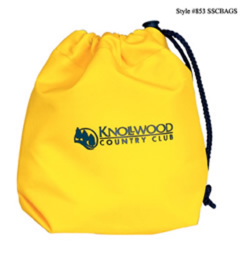 200 Denier Nylon Drawstring Golf Pouch 2