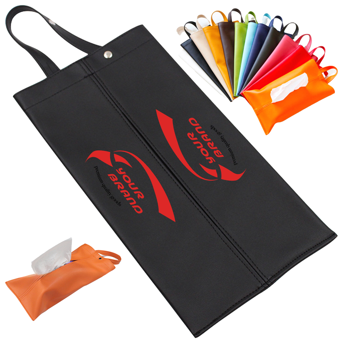 Car Back Seat Large Tissue Storage Bag Hanging 6