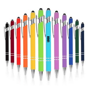 2 in 1 Stylus Retractable Ballpoint Pen With Stylus Tip 11