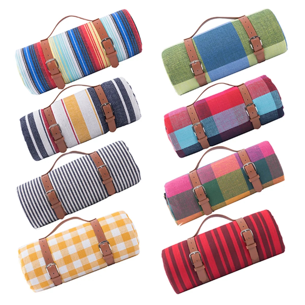 Portable Foldable Large Waterproof Picnic Blankets Beach Mat 5