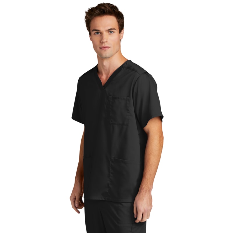WonderWink Men's Premiere Flex V-Neck Top 13