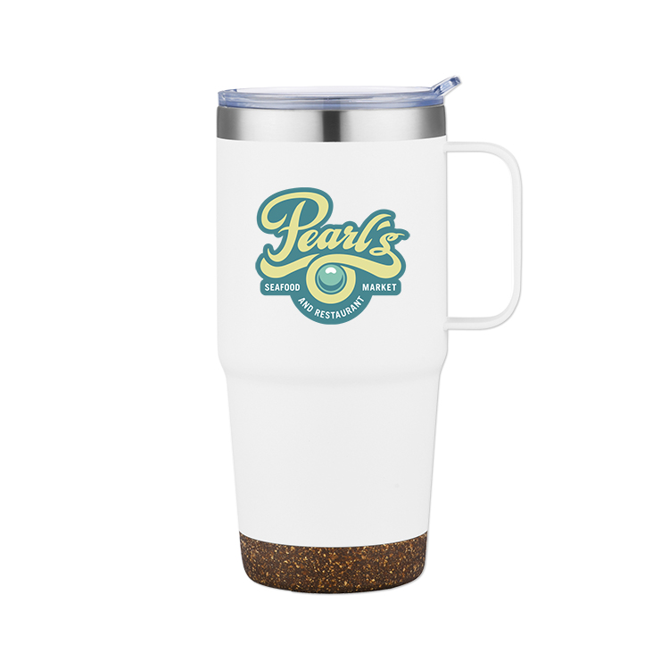 24 Oz. Travel Mug with Cork Bottom 9
