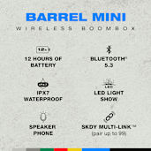 Skullcandy Barrel Mini Party Speaker 52