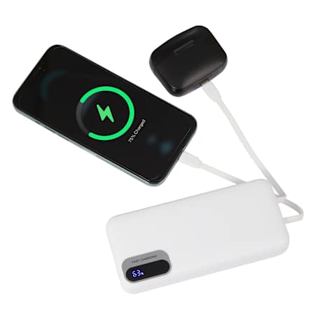 Laptop Power 20,000 mAh PD Power Bank with Cables 73