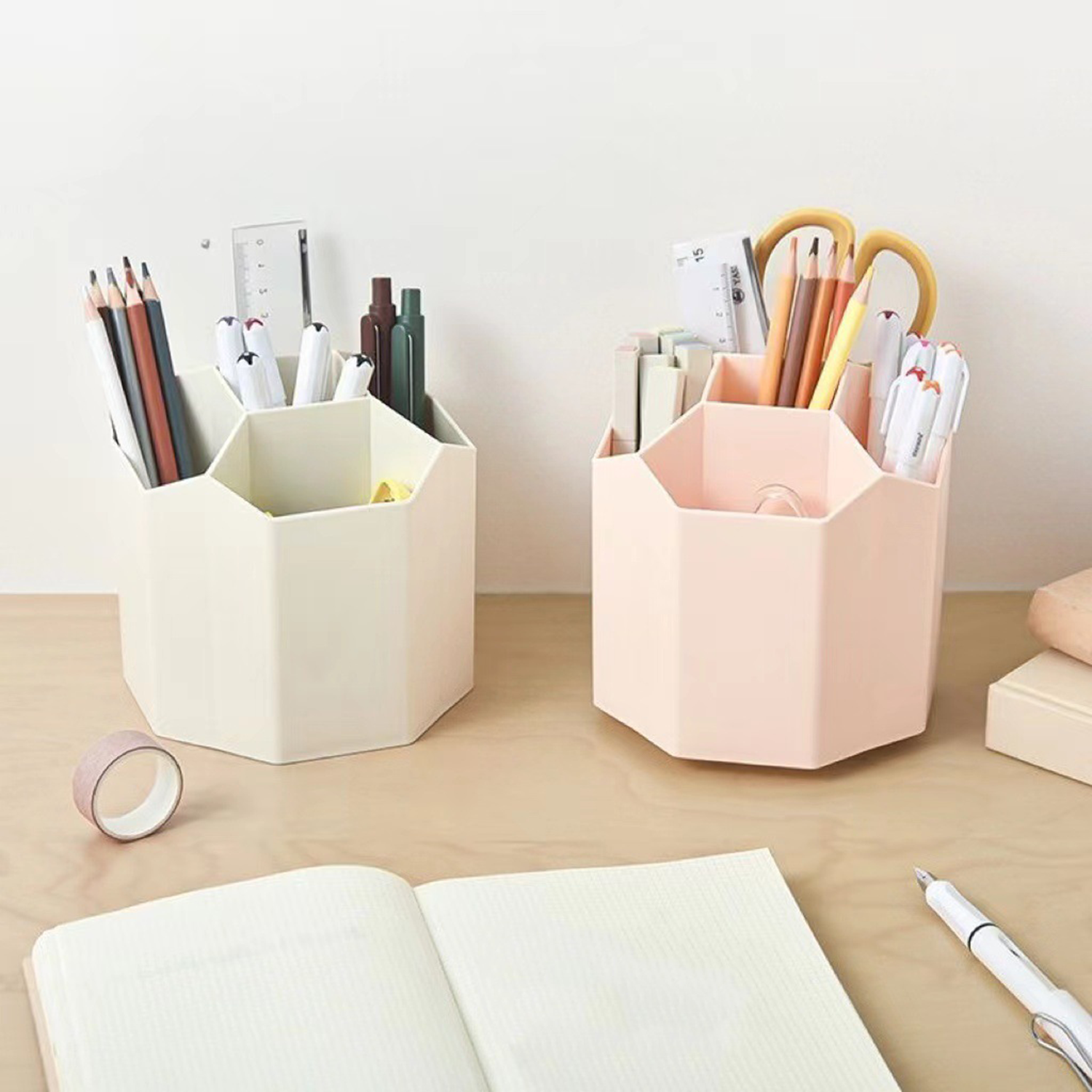 5 Slots 360-Degree Spinning Pen Holder 4
