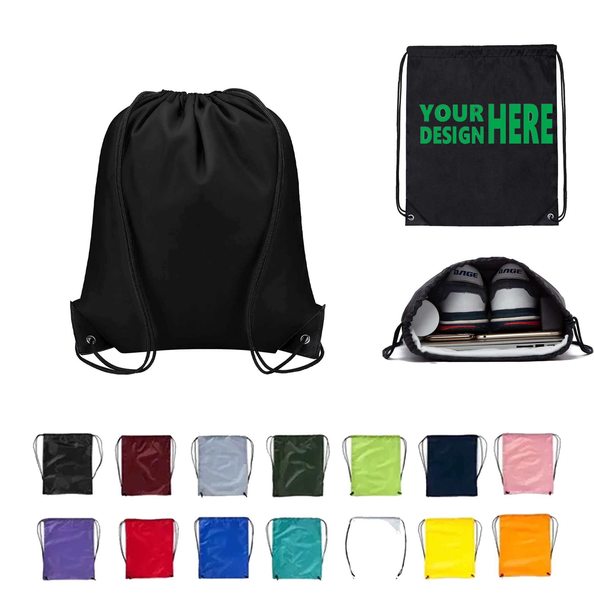 Polyester Drawstring Backpack 2