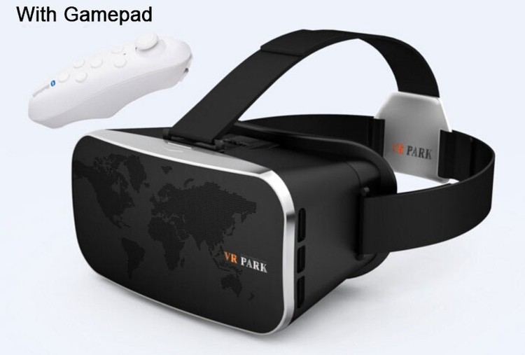 New Design 3D VR Box Virtual Reality Headset with Gamepad, VR Headset 3D Glasses For Smartphones 2