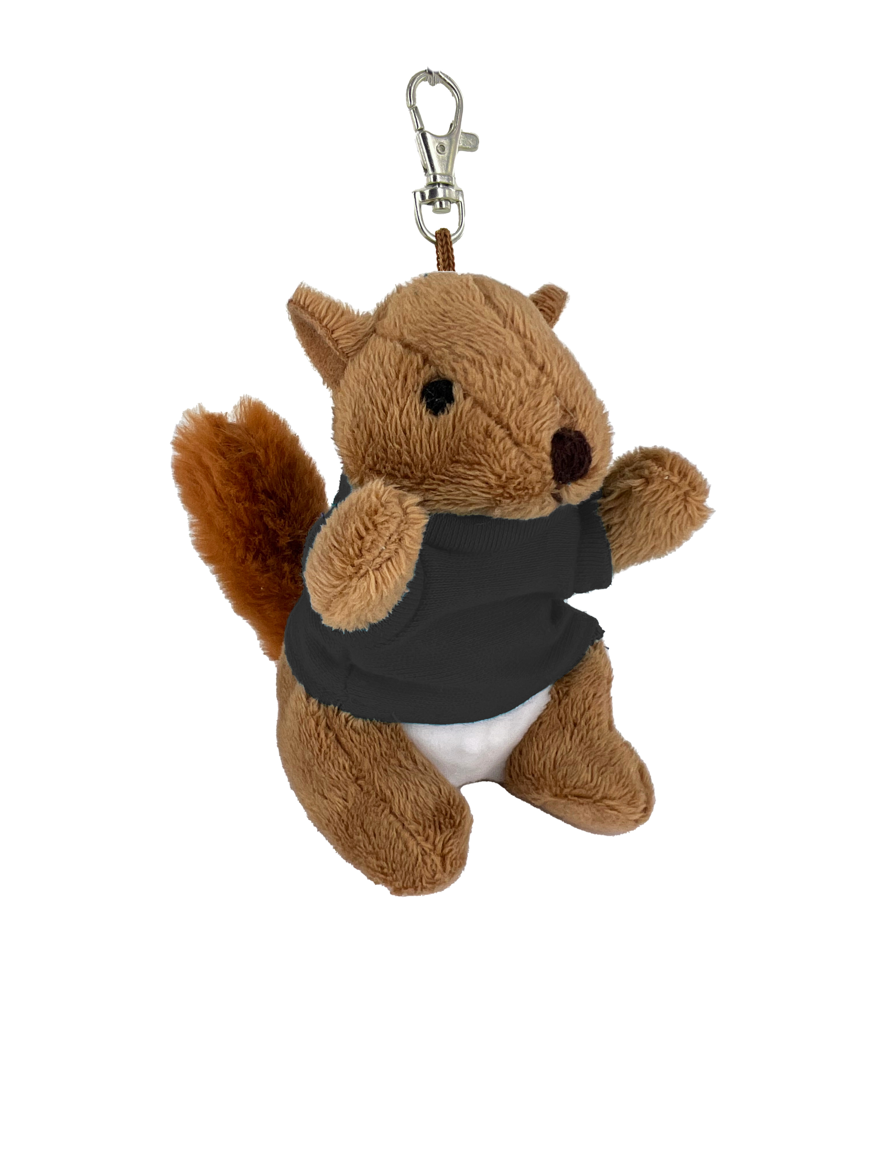 Soft Plush Squirrel 4" Keychain 11