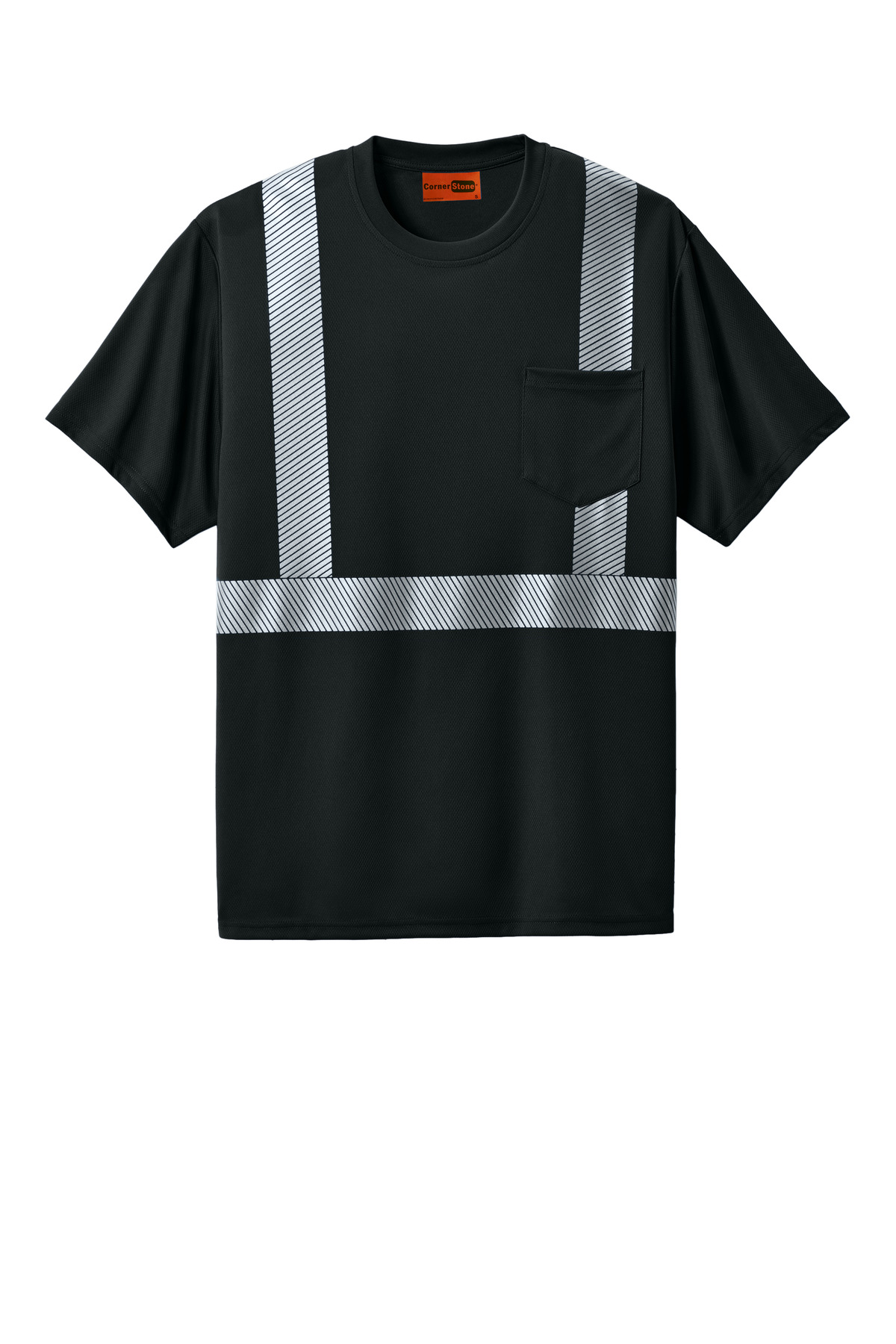 CornerStone Enhanced Visibility Segmented Tape Tee CS206 11