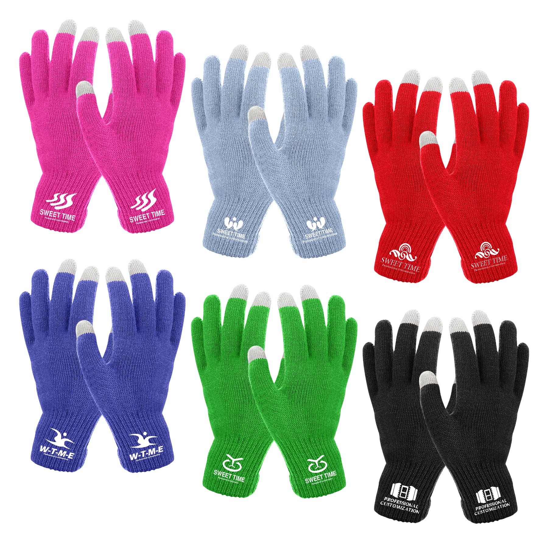 Touchscreen Magic Winter Knitted Gloves 2