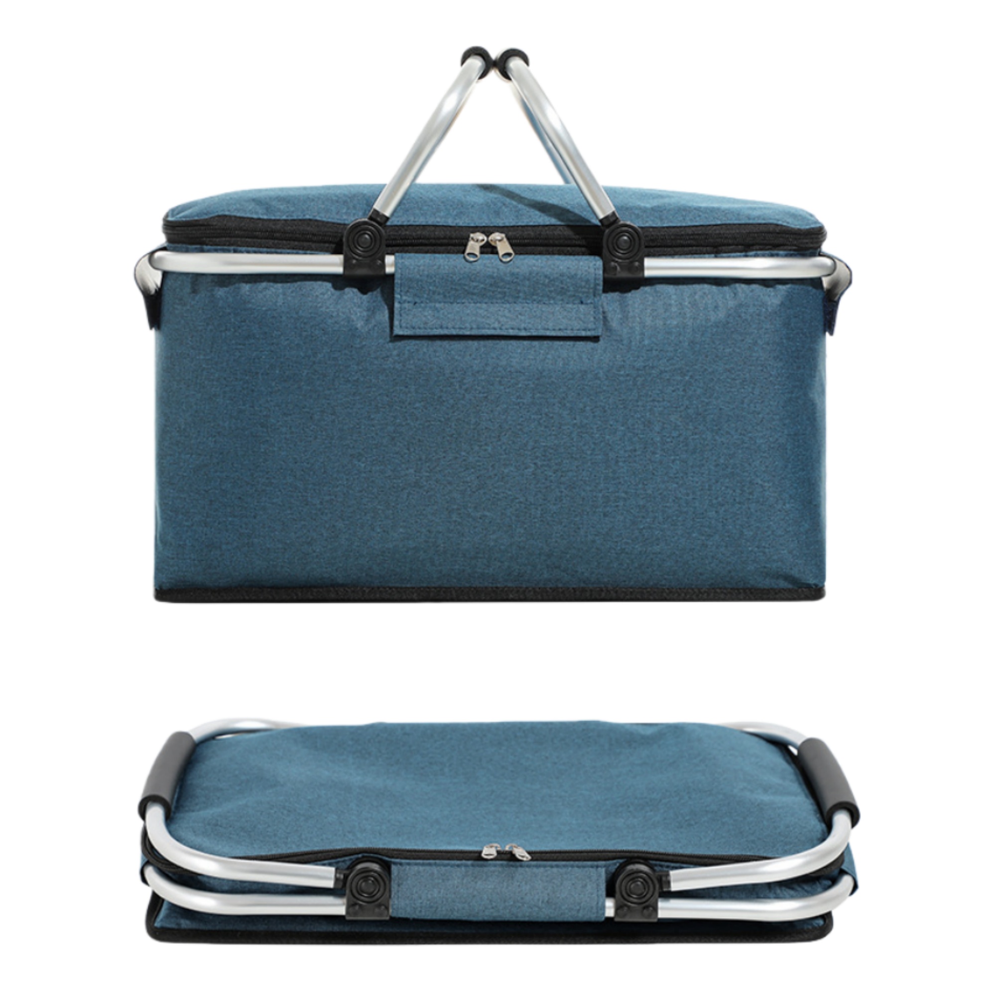 Collapsible Shopping Basket Insulated Cooler Bag 2