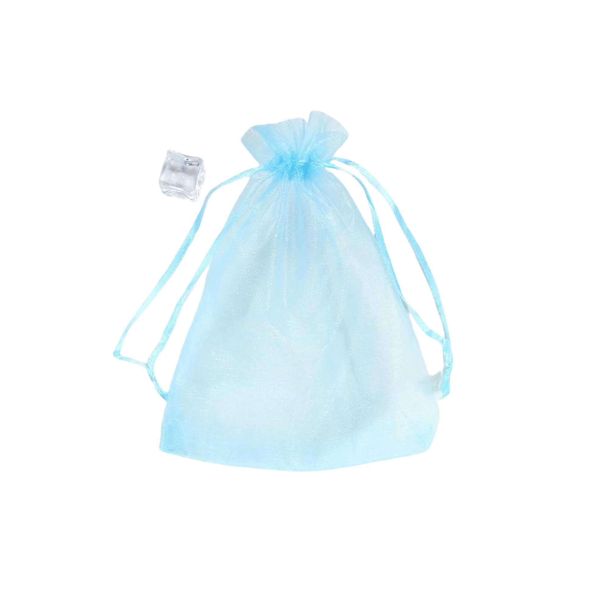Organza Drawstring Mesh Bag 4" x 6" Sheer Favor Pouch 10
