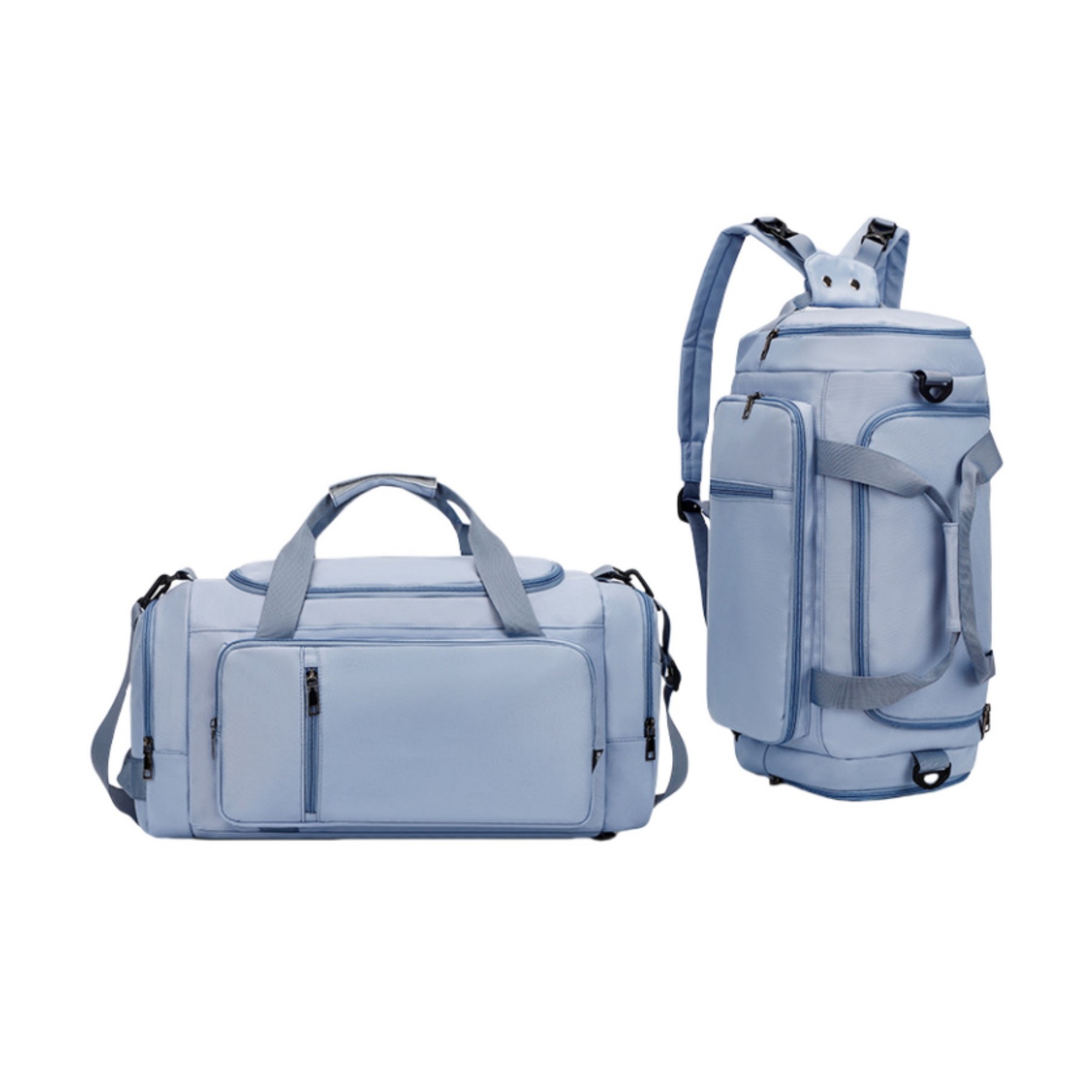 Waterproof Gym Duffle Bag with Shoes Compartment and Wet Pocket 10