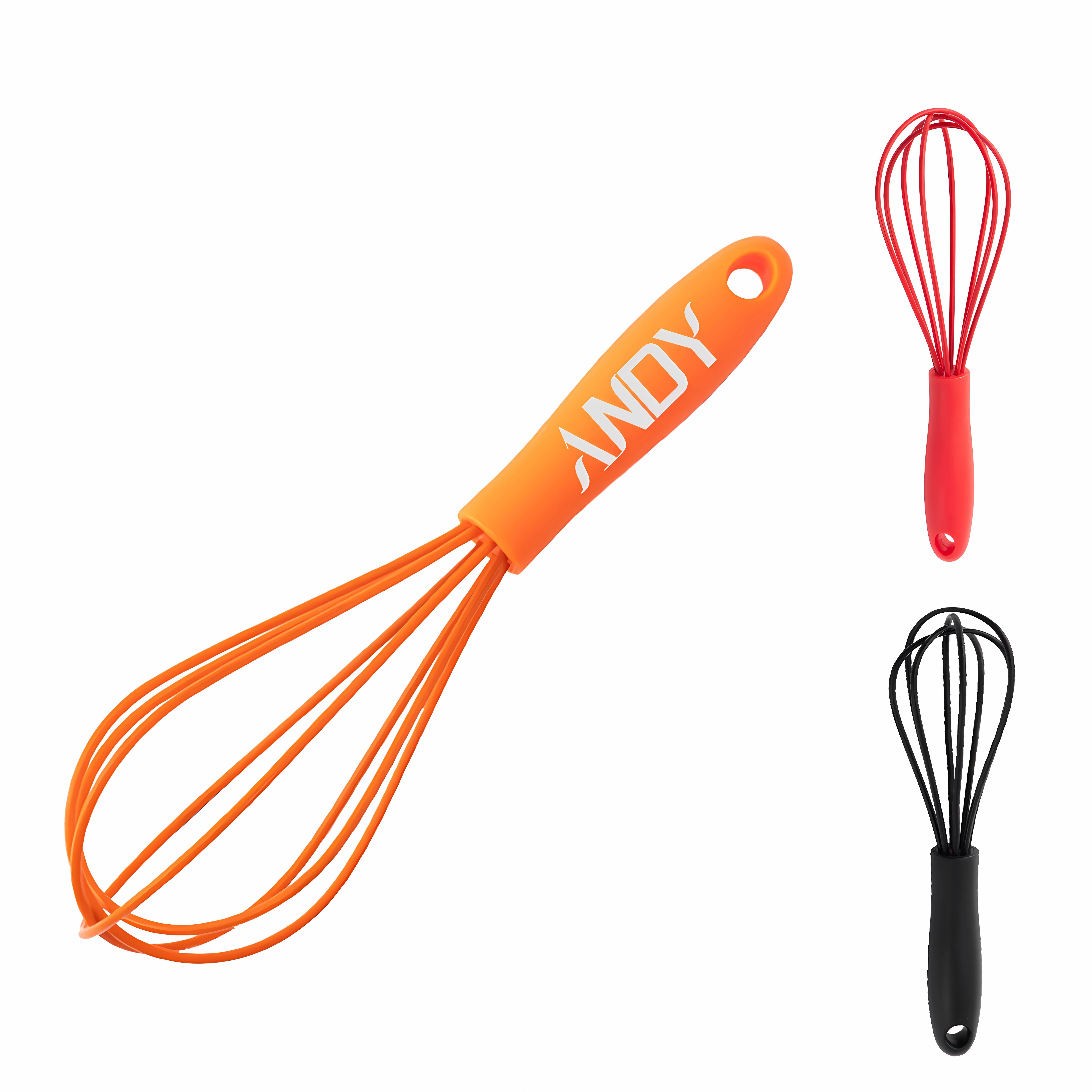 Kitchen baking cake silicone egg beater 10