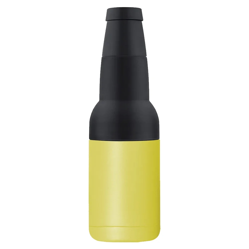 12 oz 14 oz Vacuum Insulated Beer Can and Bottle Cooler with Bottle Opener 12