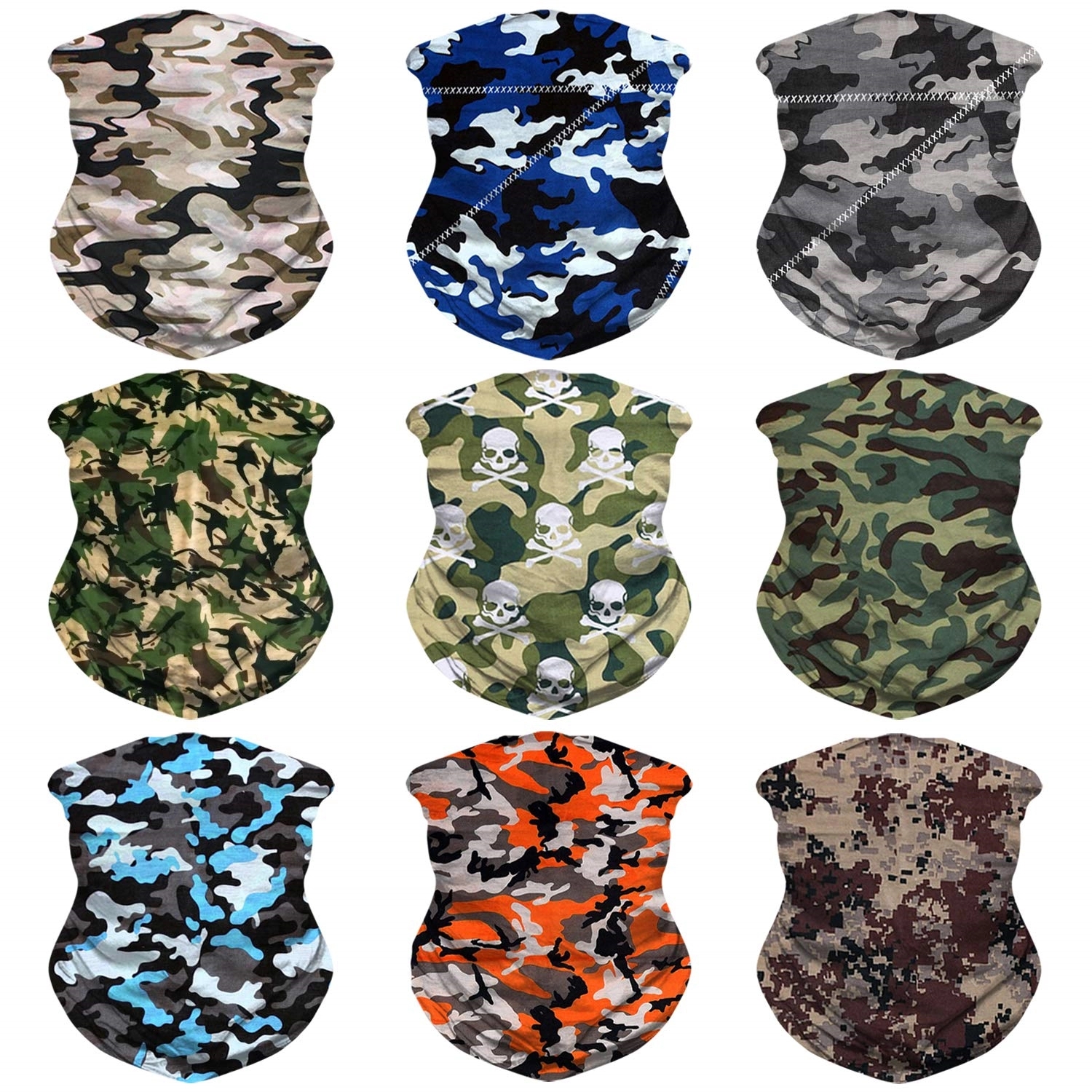 Microfiber Neck Tube Bandana Buffs Scarf 9