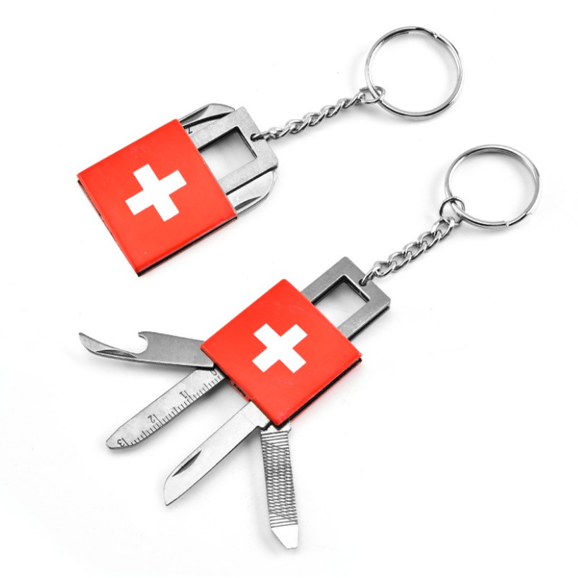 Stainless Steel Key Chain Pocket Multi-Tool 2