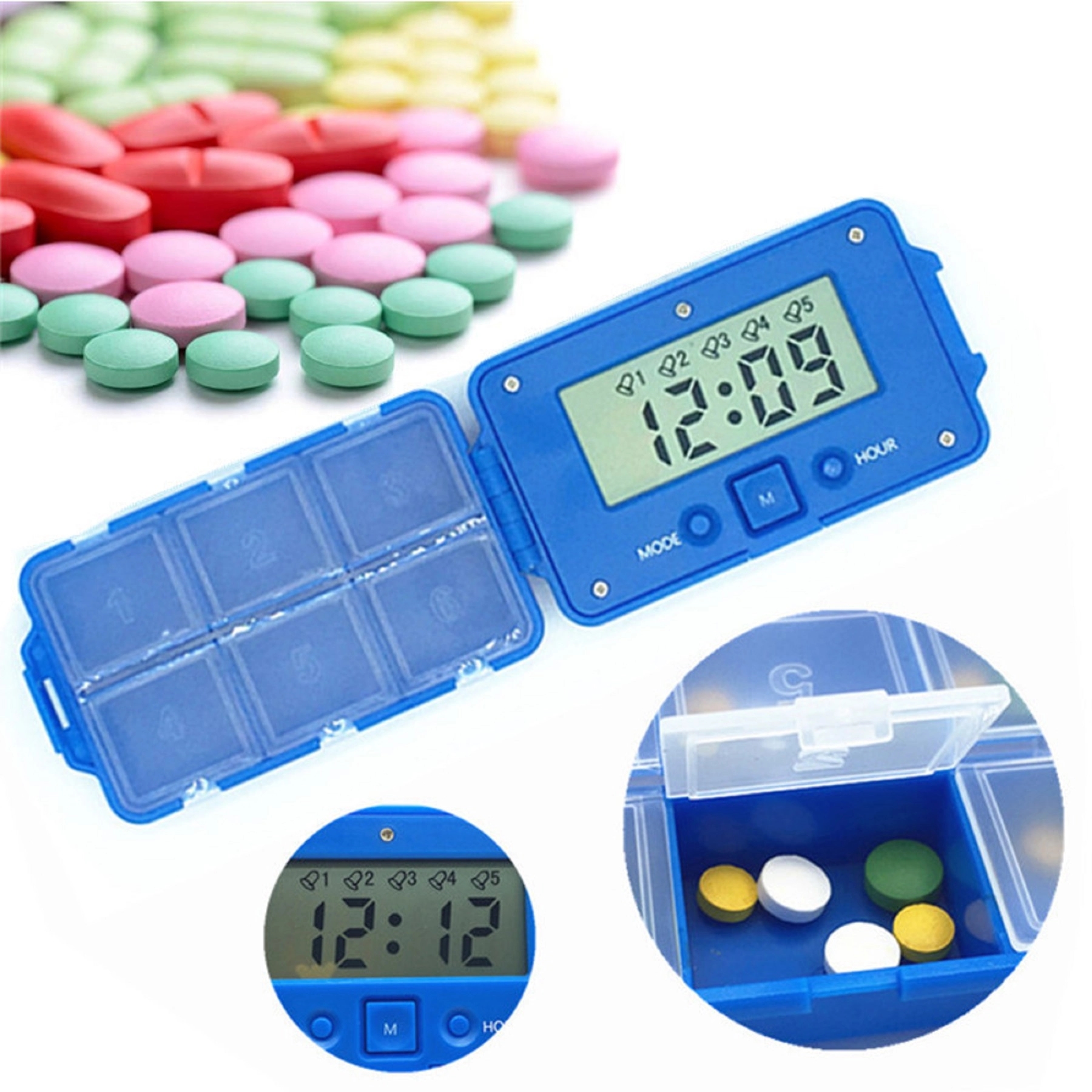 Large Screen Electronic Pill Box for Elderly 2
