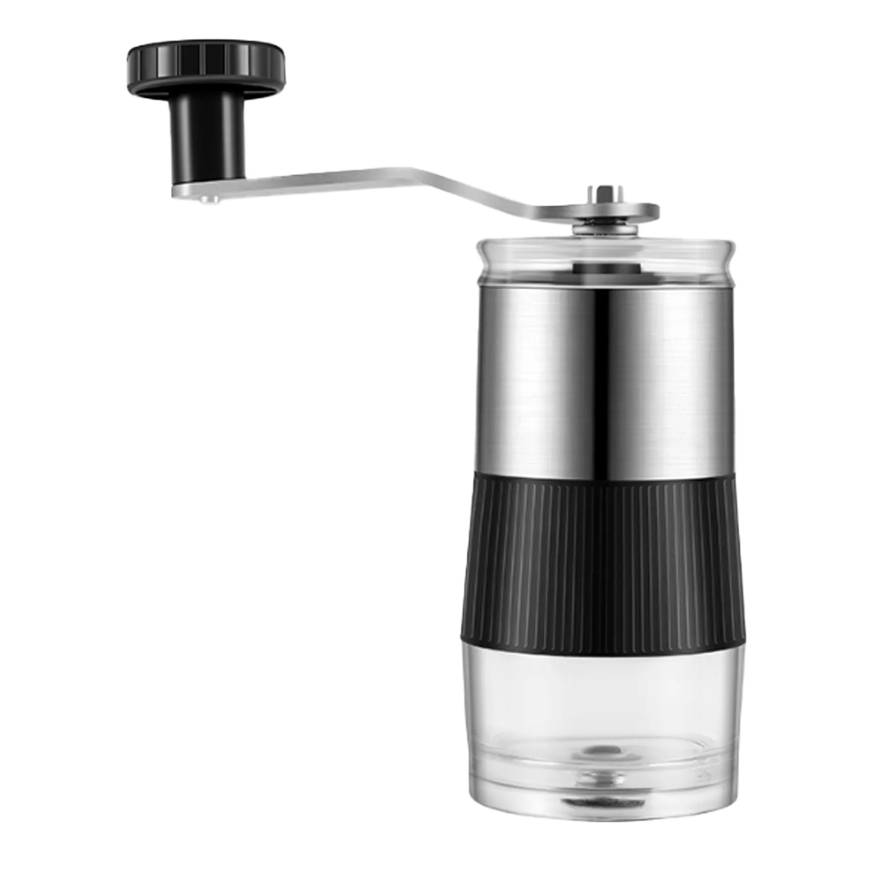 Stainless Steel Mini Manual Coffee Grinder Adjustable Set 5