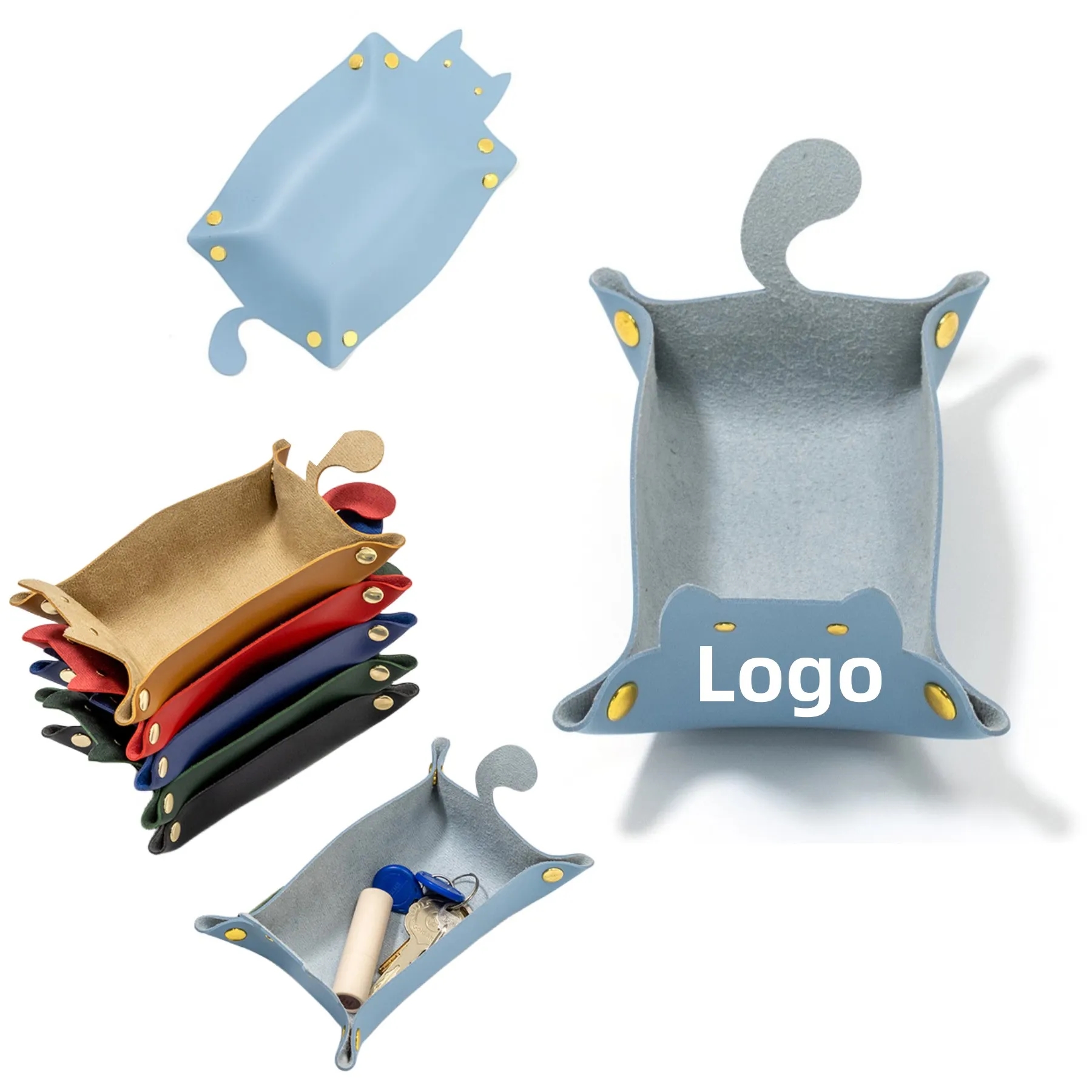 PU Leather Storage Tray 2