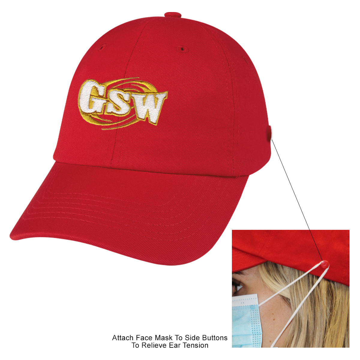 Washed Cotton Mask Cap 3