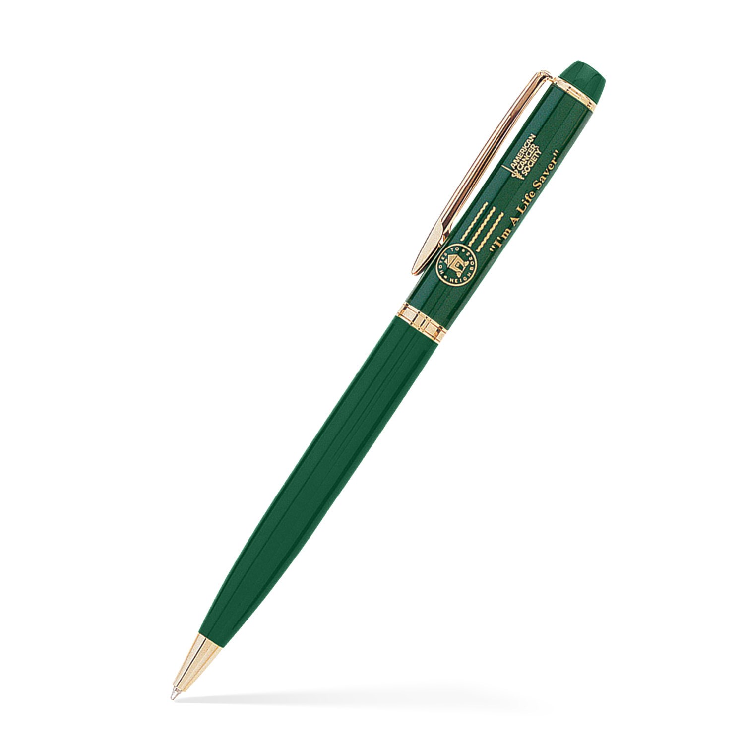 Glisten Enamel Coated Ballpoint Twist Metal Pen 2