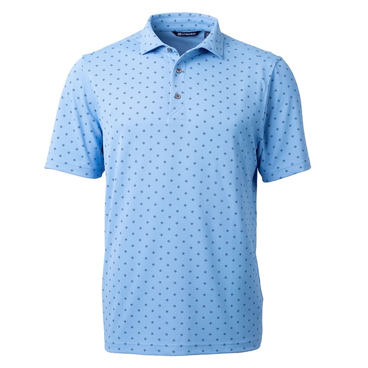 Cutter & Buck Virtue Eco Pique Tile Print Recycled Men's Polo 4