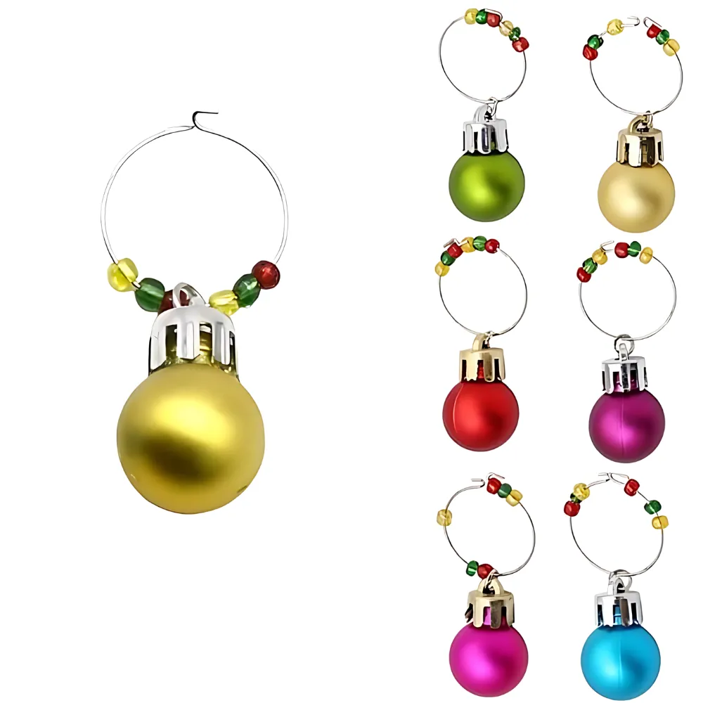 Christmas Wine Glass Charms 5