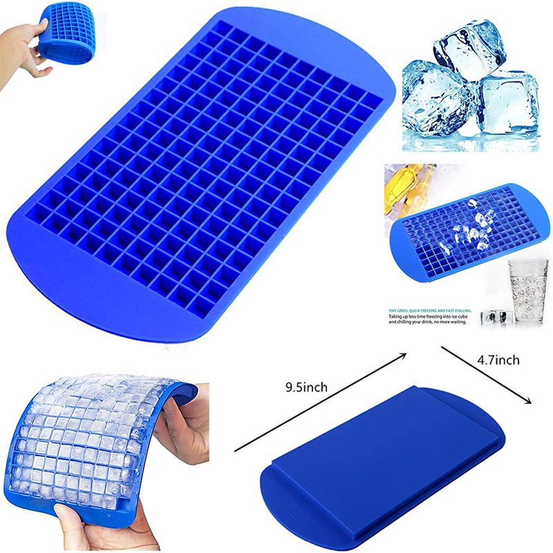 160 Grids Silicone Ice Cube Tray 1