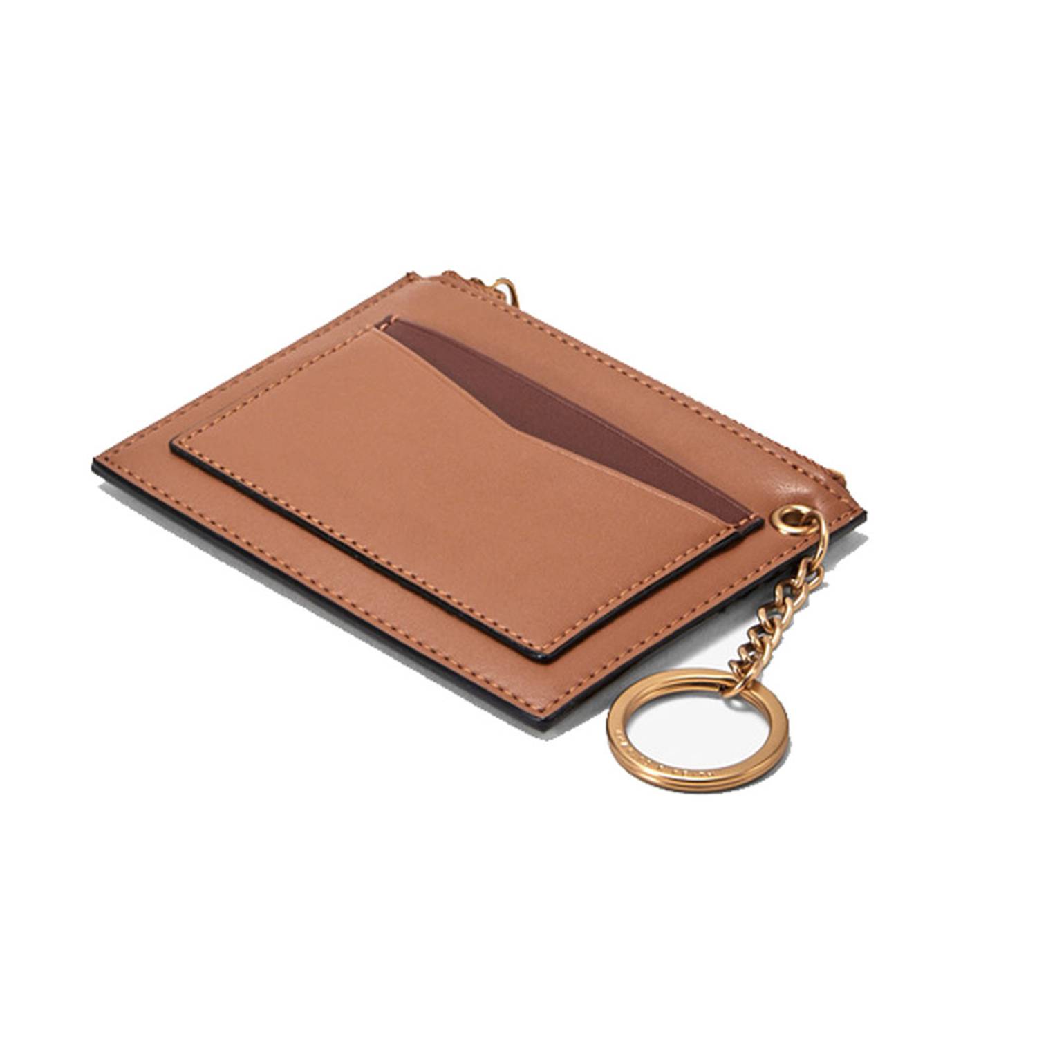 PU Leather Coin Purse W/ Keychain 2