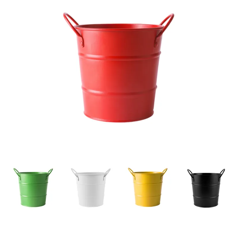 Metal Ice Bucket With Handles 6