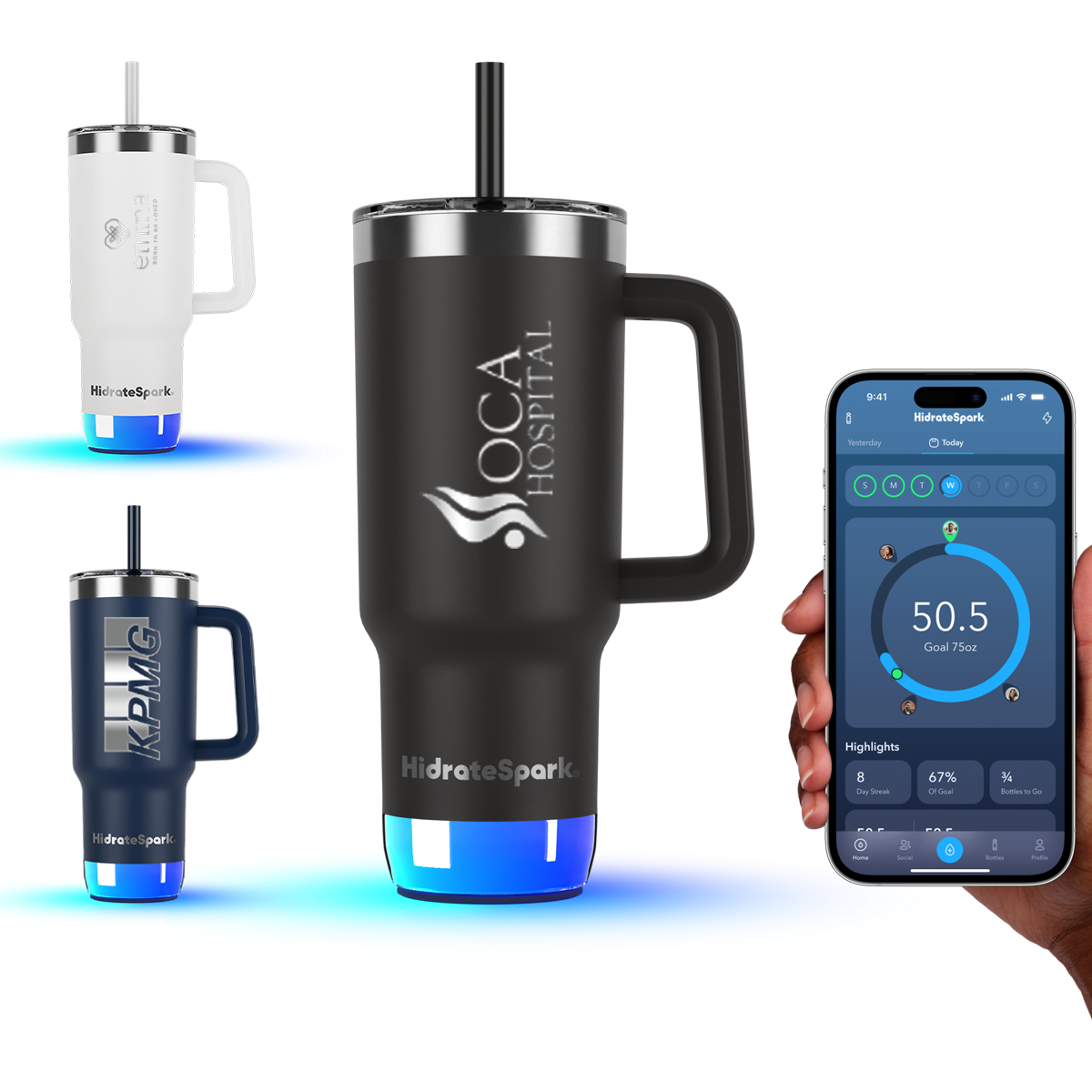 HidrateSpark® 30 oz. PRO 2 Tumbler, Premium 12