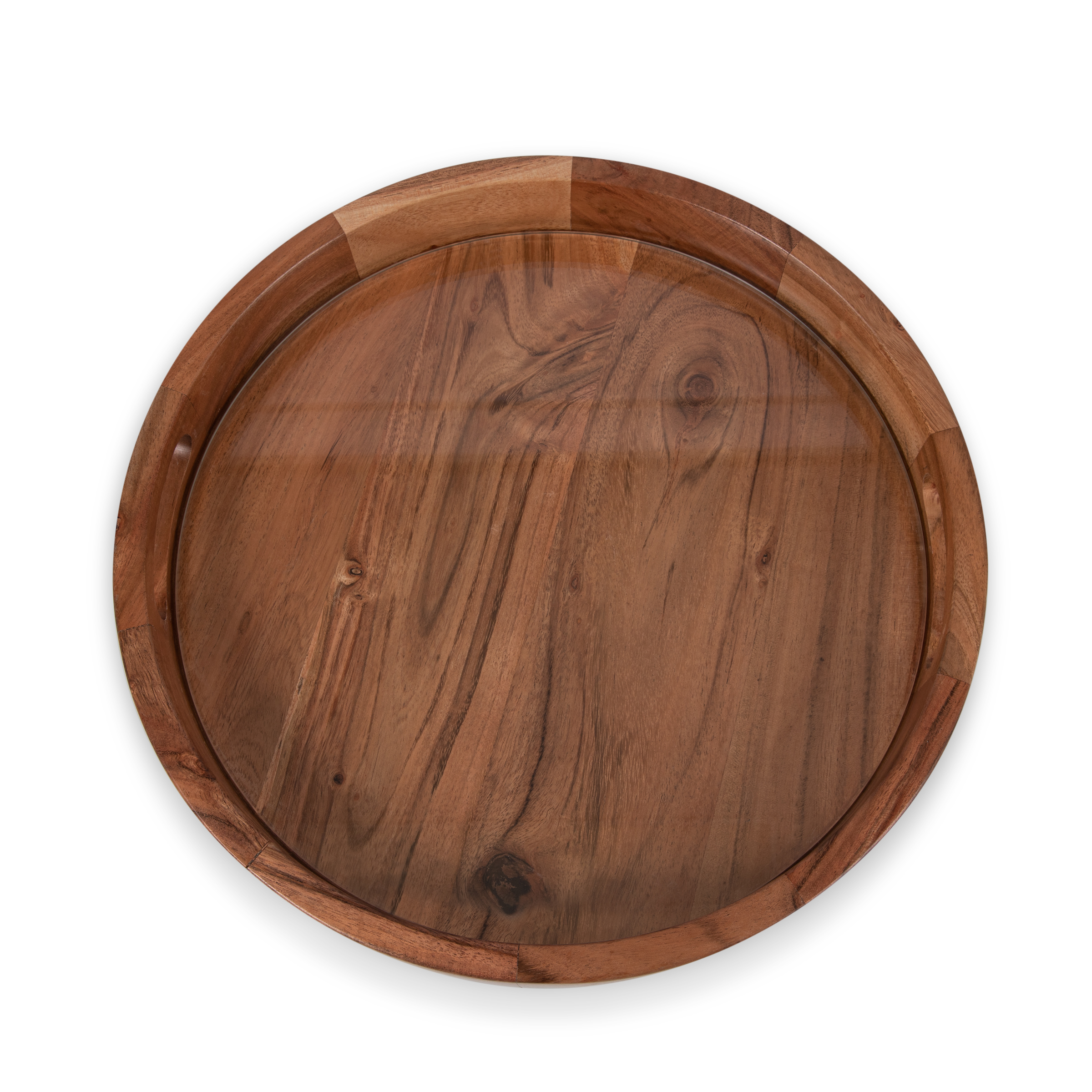 Barista Serving Tray with Glass Insert 2