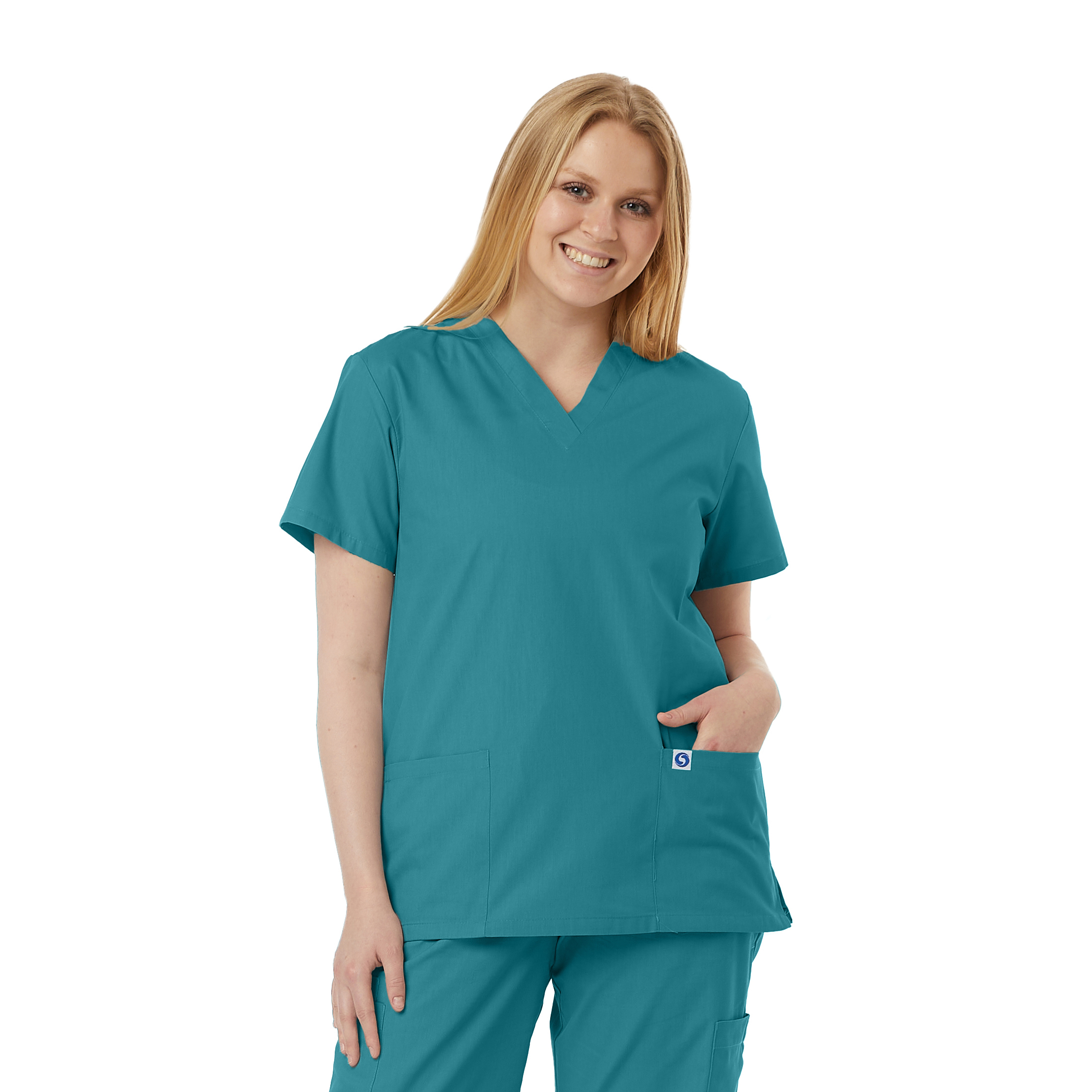 Unisex V-Neck Scrub Tunic 2